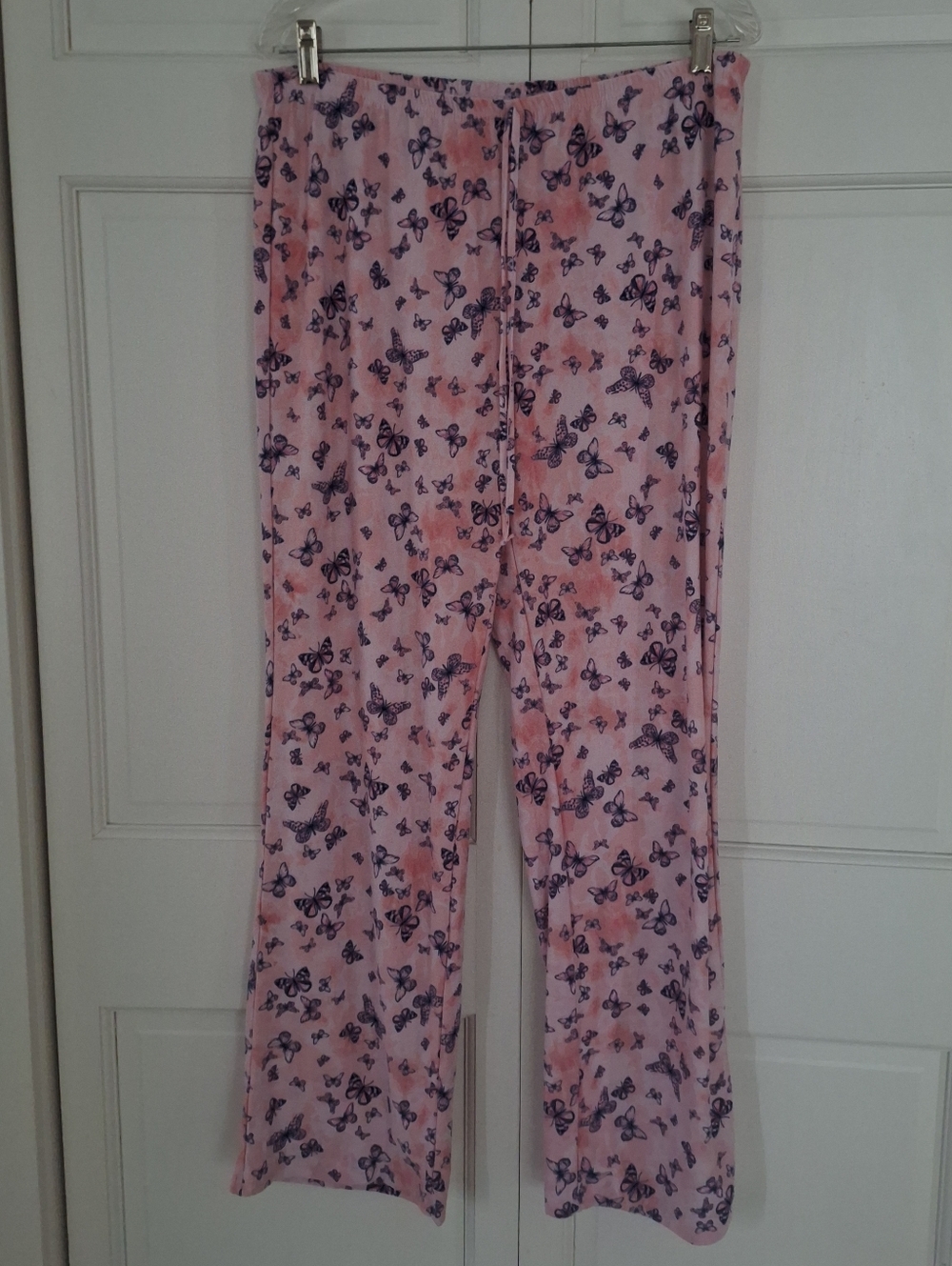 Bobbie Brooks butterfly pattern pajama pants